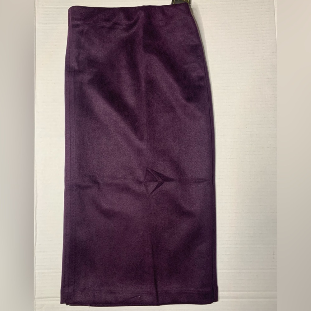 NYCC Faux Suede Pull-On Skirt